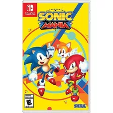 Sonic Mania Midia Fisica Novo Original Lacrado Switch Nfe
