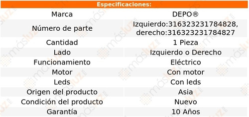 Faro Izq O Der Elctrico C/motor P/ Xenn C/leds Q5 13/17 Foto 4