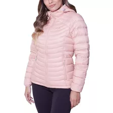 Campera Pluma Mujer Shelby Capucha Montagne Abrigo Invierno