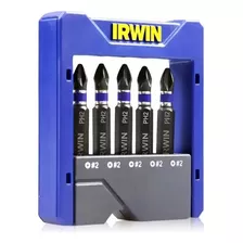 Irwin - Conjunto De Ponteiras Philips Ph2 - 5 Peças