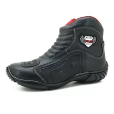 Bota Motoboy Atron Ref 283 Com Borracha