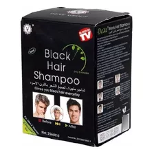 Shampoo Decolorante Pinta Canas Negro Para Dama Y Caballeros