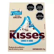 Chocolate Hershey's Kisses Cookies 'n' Creme 74grs