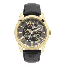 Relógio Technos Masculino Automático Dourado Ref - 8205ok/0p