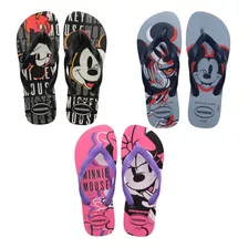 Chinelo Havaianas Top Disney Feminino Mickey Minnie