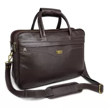 Bolsa Pasta Executiva Tiracolo De Couro Legítimo Notebook