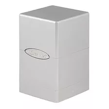 Caja De Cubierta Ultra Pro Satin Tower, Plata Metalizada