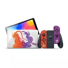 Nintendo Switch Lançamento Oled 64gb Pokémon Edition Cor Vermelho /violeta/preto