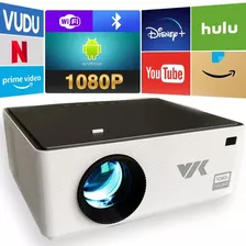 Proyector Led Smart Android Fullhd 10000 Lumen Wifi Bluetoot Color Blanco