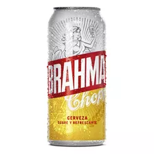 Cerveza Brahma Chopp American Adjunct Lager Lata 473 ml