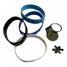 Kit Pin-pulsera-llavero Autismo/tea/ Espectro Autista