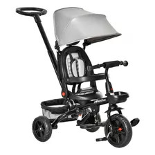 Qaba Triciclo De Bebé 4 En 1 Con Asiento Ajustable De Áng.