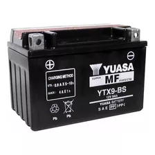 Batería Yuasa Ytx9-bs Para Yamaha Honda Kawasaki Suzuki