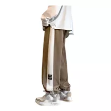 Pantalones Cálidos Diseño Chándal Para Hombre Corte Recto