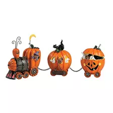 Tren Expreso De Calabaza Decoraciones De Halloween Deco...