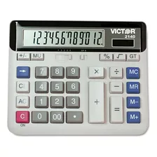 Victor Calculadora De Negocios De Escritorio 2140, Lcd De 12