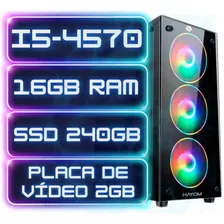 Cpu Computador Gamer Core I5 4570 16gb +ssd 240gb+gforce 2gb