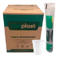 Copo Plástico Descartável P/água 180ml Cx 2500 Unidades 