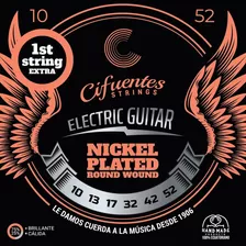 Cuerdas Guitarra Electrica 10-52 Nickel Plated Ac10 Cifuente