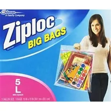 Ziploc Big Bag Doble Cremallera Grande 5-conde