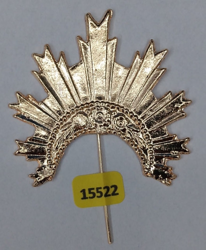 15522 Resplendor Metal Dourado Arte Sacra 