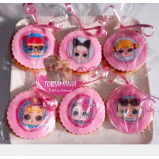 Galletas Personalizadas En Fondant Y Lámina, $ X 10 Unidades