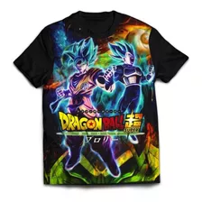 Camisa Camiseta Infantis Dragon Ball Super Broly Anime