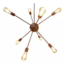 Lustre Pendente Lampadari Sputnik Átomo 08h Cobre