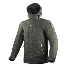 Chamarra Para Moto Ls2 Rambla Khaki Deportiva Con Capucha