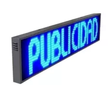 Letrero Led Publicitario Programable Pasamensajes 100 X 20cm