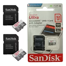 Promoção 2 Cartão De Memória 32gb Sandisk Ultra Original