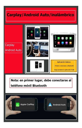 Radio Estereo Android Suzuki Grand Vitara 2016-2019 4+32g Foto 6