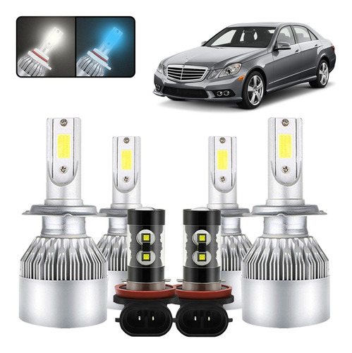 Kit De Focos Led H7 H11 Para Mercedes-benz C250 2010 2016 Mercedes-Benz 350