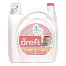 Dreft Detergente Liquido Concentrado 96 Cargas, 150 Onzas Li