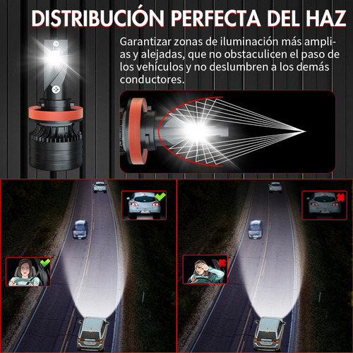 Kit De Focos Led H11 Luz Alta/baja Para Pontiac G6 2005-2010 Foto 7