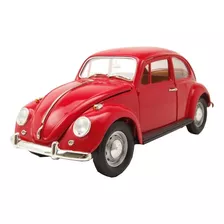 Auto Escala 1/18 Volkswagen Beetle Rojo