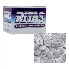 Botão De Pressão Tic Tac Ritas Nº10 Cx 200 Unidades Cor Cinza Claro