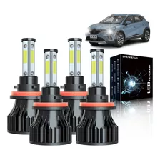 Kit De Focos Led 4 Lados H9 H11 Para Nissan 6000k 11000lm