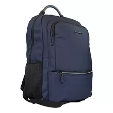 Mochila Vita Bdv538 Azul Color Azul Oscuro Diseño De La Tela Liso