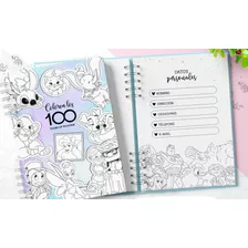 Libro Para Colorear + Actividades + Stickers 100 Años Disney