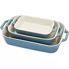 Juego De Fuentes Para Hornear De Cerámica Staub, 3 Piezas, T