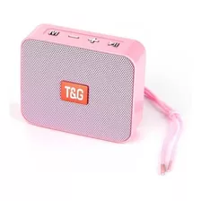 Parlante Portátil T&g Tg-166 Rosa