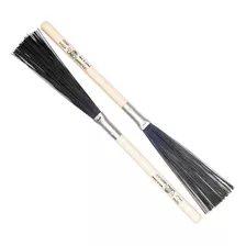 Vassourinha Los Cabos Hickory Brush Cerda Nylon Cabo Madeira Cor Natural Tamanho 36,5cm