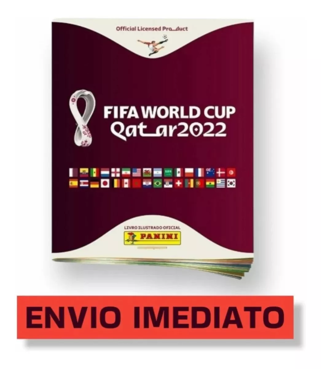Álbum Copa Do Mundo Qatar 2022 + 6 Figurinhas Envio Imediato
