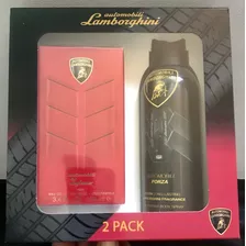 Set Lamborghini Inferno Caballero Producto Original Loción