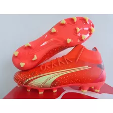 Botines Puma Ultra Pro Fg/ag Coral