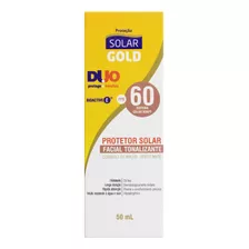 Protetor Solar Solar Gold Duo Fps 60 Tonalizante 1 Unidade De 50 Ml