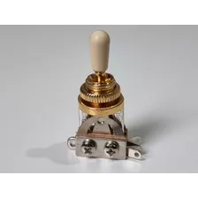 Chave Seletora Toggle EpiPhone Dourado 3 Posições Les Paul 