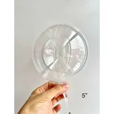50 Mini Balão Cake Bubble Transparente 5 Polegadas 12cm 