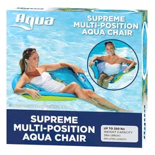 Aqua Deluxe Supreme Hex Pool Chair Lounge, Luxury Fabric, Su